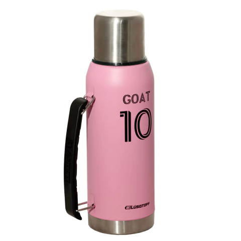 Termo Lusqtoff Messi GOAT 1 Litro Manija y Pico Cebador TL1-9R