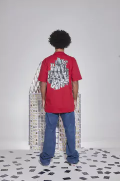 PEITA ''CASTELO DE CARTAS'' VERMELHA - buy online