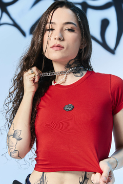 BABY TEE VERMELHO PMO