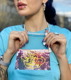 Baby Tee MONGE Azul - loja online