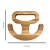 Encaixe Leve: Pegador Ergonômico em Madeira Teca (CLT Design) - 1 unidade - comprar online