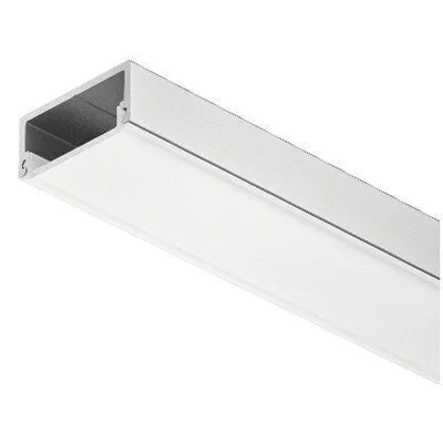 Perfil de Alumínio para Mont.Sobreposta Altura 8.5mm Leitosa