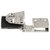 Dobradiça Central Para Porta de Vidro - Espessura Max de 5mm - Montagem Embutida
