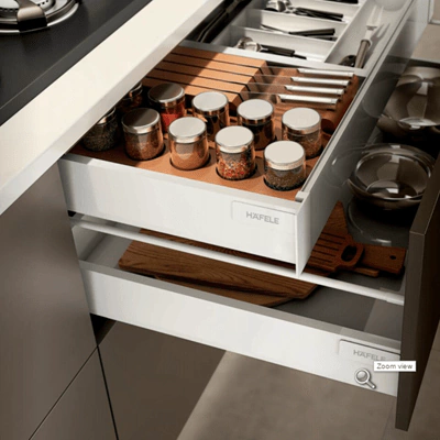 Painel Frontal Gaveta Interna ALTO DRAWER - Cor Branco