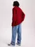 SWEATER TOMMY JEANS VARSITY LOGO RELAXED - BORDO na internet