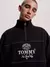 MOLETOM TOMMY JEANS LOGO RELAX ATHLETIC - PRETO na internet
