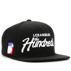 Boné The Hundreds Snapback Forever Team Adjustable - Black