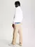 MOLETOM TOMMY JEANS LOGO RELAX ATHLETIC - BRANCO - BBF Store Streetwear