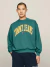 MOLETOM TOMMY JEANS BOXY POP VARSITY CREW - VERDE