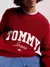 SWEATER TOMMY JEANS VARSITY LOGO RELAXED - BORDO - comprar online
