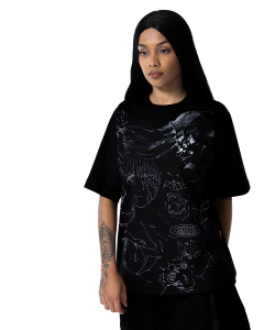 CAMISETA MAD ENLATADOS SONHO 2D - PRETO