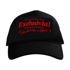 Boné trucker 1of1 exclusiviist “Red Summer” Black & Red