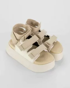 SANDALIA RIDER NX BOLD HIGH - bege claro