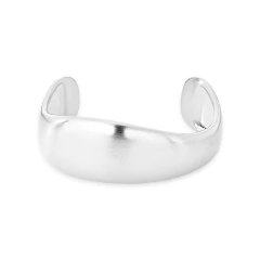 Bracelete Matte em Banho de Ródio Branco Fosco.