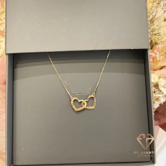 Colar Coração Infinito