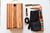 Box con tapa tabla para picar/servir + delantal de cocina + destapador + cuchillo