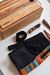 Box con tapa tabla para picar/servir + delantal de cocina + destapador + cuchillo - comprar online
