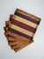 Juego tabla para asado + 6 tablas tipo plato (Ensamble quina, clara y oscura) - tienda online