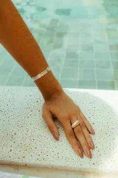 pulseira folhas - comprar online