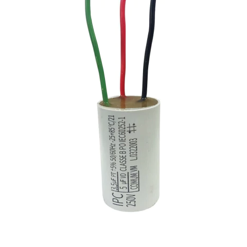 CAPACITOR PERMANENTE 3 FIOS 3,5+5,0uF 250V PARA VENTILADOR