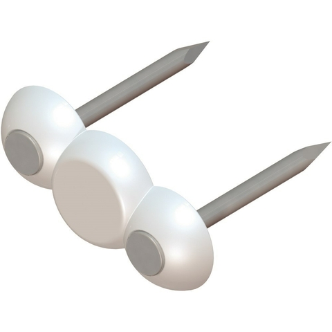 KIT C/ 10 GRAMPOS MIGUELÃO 2 PREGOS ATE 1,5MM BRANCO