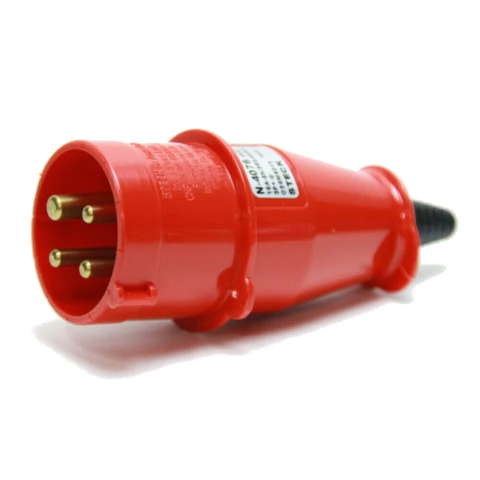 PLUGUE STECK 3P+T 16A N4076 6H VM 380/440V