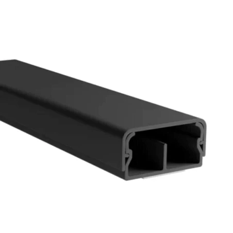 CANALETA PRETA 20 X 10 X 2MT COM DUPLA FACE MARGIRIUS