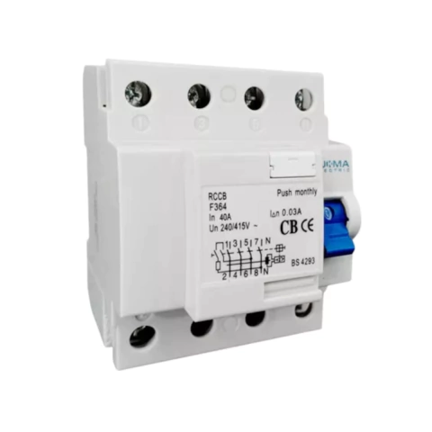 INTERRUPTOR DIFERENCIAL DR TETRAPOLAR 40A 30MA - LUKMA