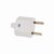 PLUGUE 2 PINOS 10A 180 MARGIRIUS BRANCO PLD1-2