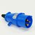 PLUGUE STECK 2P+T 16A N3076 6H AZUL 200-250V