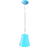 LUMINARIA PENDENTE PLASTICO AZUL