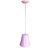 LUMINARIA PENDENTE PLASTICO ROSA