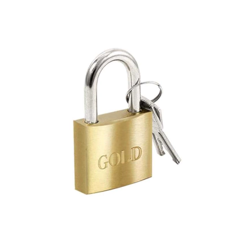 CADEADO 25MM - GOLD