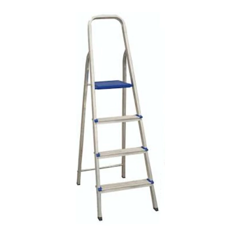 ESCADA ALUMINIO DOMESTICA 4 DEGRAUS REAL