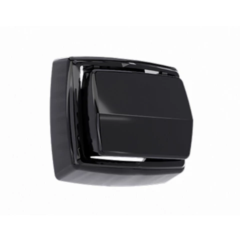 ACABAMENTO COMPLETO ABS PRETO PARA DESCARGA HYDRA MAX BLUKIT