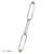 CORRENTE P/ LUSTRE ELO S/SOLDA 1,6X10X33MM ZINCADA