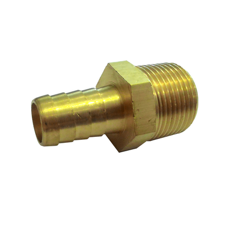 ESPIGÃO LATÃO COM ROSCA 1 NPT X ESPIGA 3/4