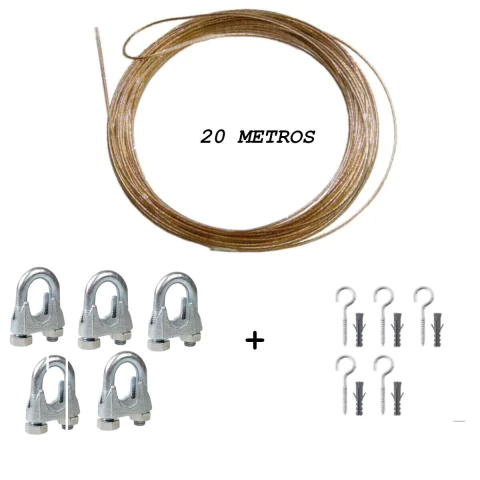 KIT COMPLETO VARAL ENCAPADO 20MTS - ART VARAL