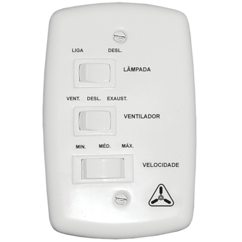 CONTROLE VENTILADOR CAPACIT. 7+3 NEW SPOT 127V VENTIDELTA