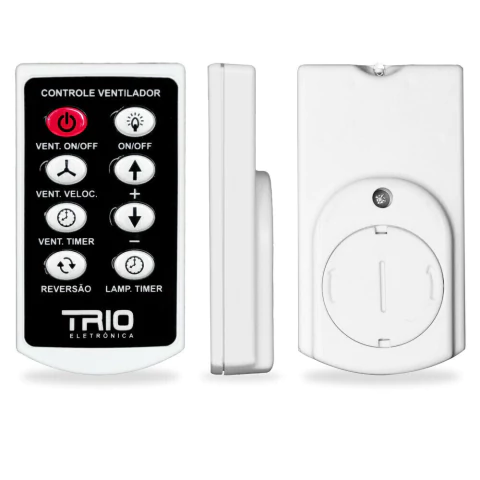 CONTROLE REMOTO INFRAVERMELHO VENTILADOR TETO TRIO