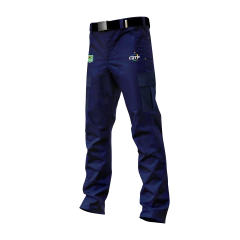 Calça NROI - CBTP bolsos cargo unissex azul- (INFORMAR Nº. NROI). - comprar online