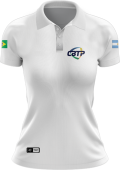 Baby Look Polo Feminina CBTP 2024 - Branca.