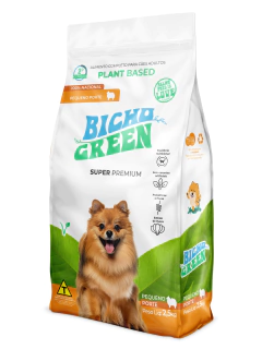 Bicho Green Pequeno Porte Super Premium 2,5 kg Ração Plant Based (Vegana)
