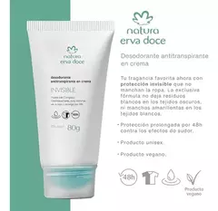 Desodorante en crema antitranspirante erva doce 80g. - comprar online