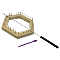 Tear hexagonal prego 7,5cm de lado diagonal 15cm + agulha