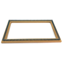 Tear Retangular de pinos plásticos 60x30cm Brinde Agulha