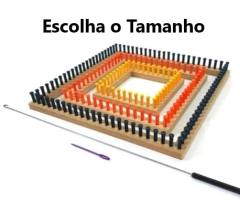 Tear Quadrado Pinos Plásticos - escolha a medida