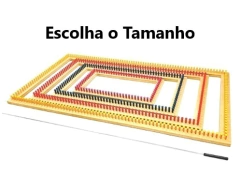 Tear Retangular Pinos Plásticos - escolha a medida