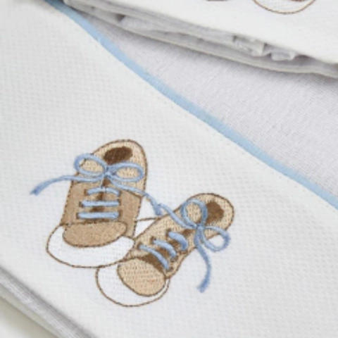 Jogo de Lençol de Berço Tênis | 100% Algodão Egípcio 200 Fios - comprar online