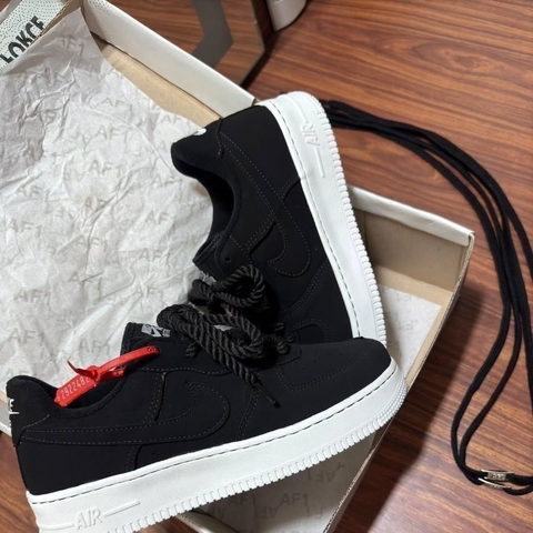 Air Force Nobuck Preto